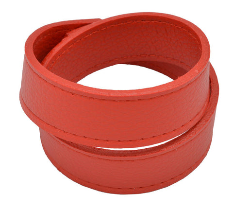 Debra Shepard Vegan Wrap Bracelet - Red