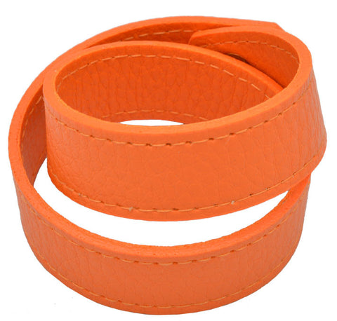 Debra Shepard Vegan Wrap Bracelet - Orange