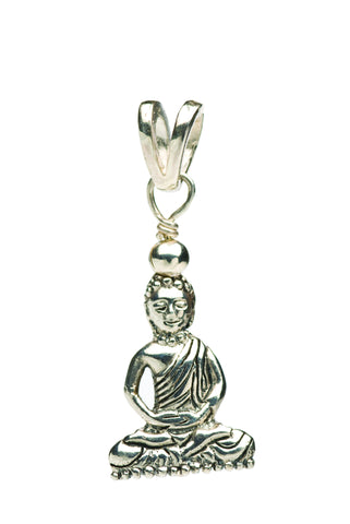 Buddha Silver Charm