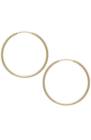 Debra Shepard Gold Hoop Earrings - 2