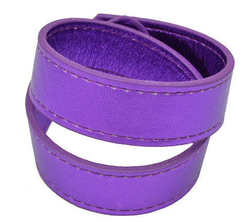 Debra Shepard Vegan Wrap Bracelet - Purple