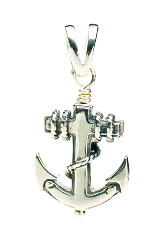 Anchor Silver Charm