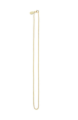 Debra Shepard Ball Chain Gold Necklace - 16